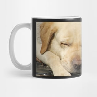 Sleepy Labrador Mug